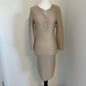 Alexander Wang cashmere Henley dress